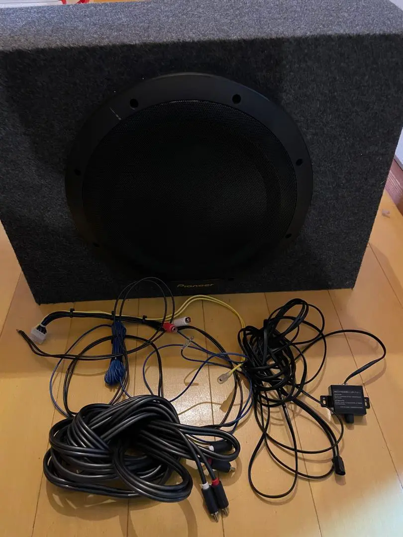 【値下げ可】Pioneer ウーファー　TS-WX1210A 配線一式付属 TS-WX300TA / TS-WX300A / TS-WX1210A / TS-WX1010A | サブ