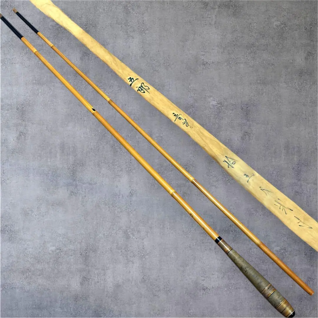 美品 超希少 紀州竹竿　名匠　五郎　中硬　紅葉握り　8.2尺 美品 超希少 紀州竹竿 名匠 五郎 紅葉握り 8.1尺 - メルカリ