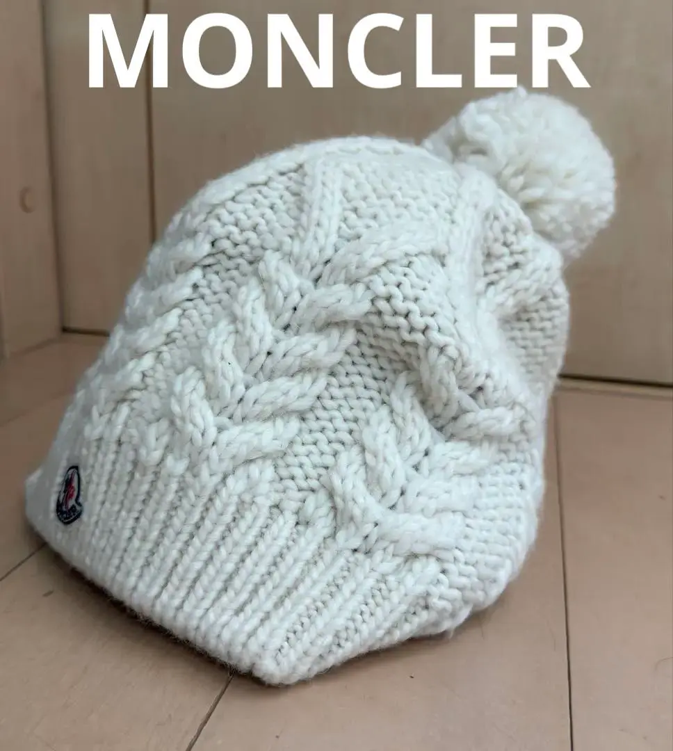 2025年最新】MONCLER カラー：ホワイト系 ニット帽・ビーニーの