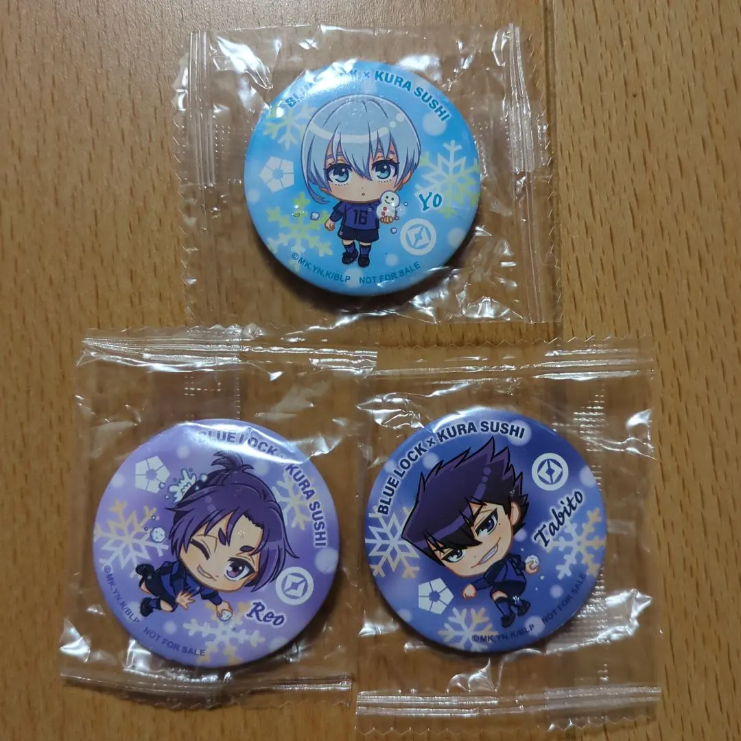 Thumbnail of Blue Lock Can Badge: Reo Mikage, Kura Sushi
