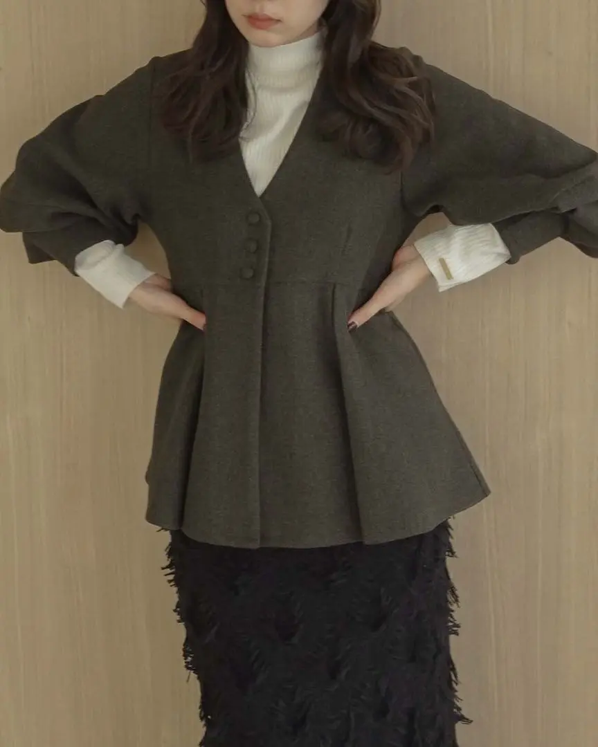 ジャケット・アウター Alumu. melton peplum button tops 2025年最新】Melton peplum buttonの人気アイテム - メルカリ