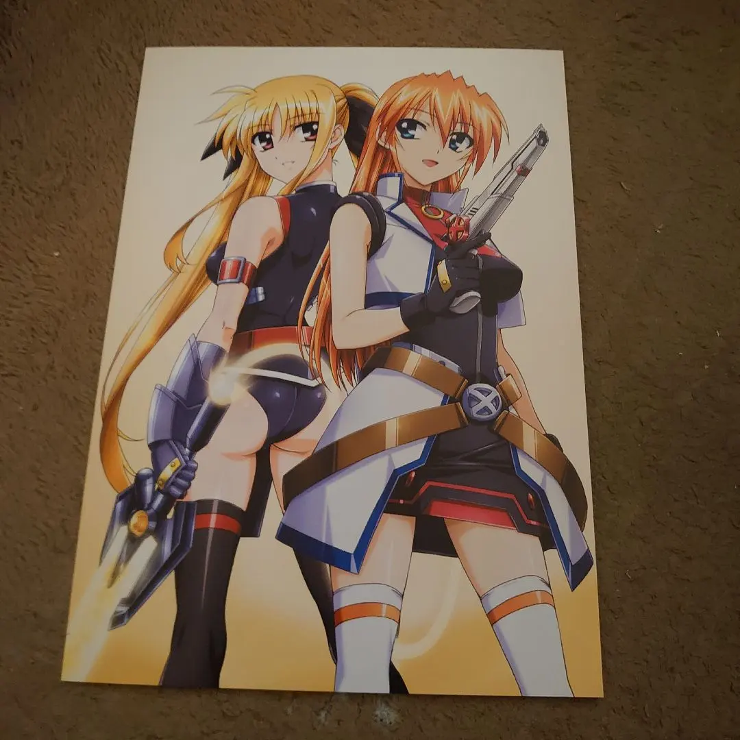 Thumbnail of Magical Girl Lyrical Nanoha Double-sided Poster #Bi③: Teana and Fate Testarossa