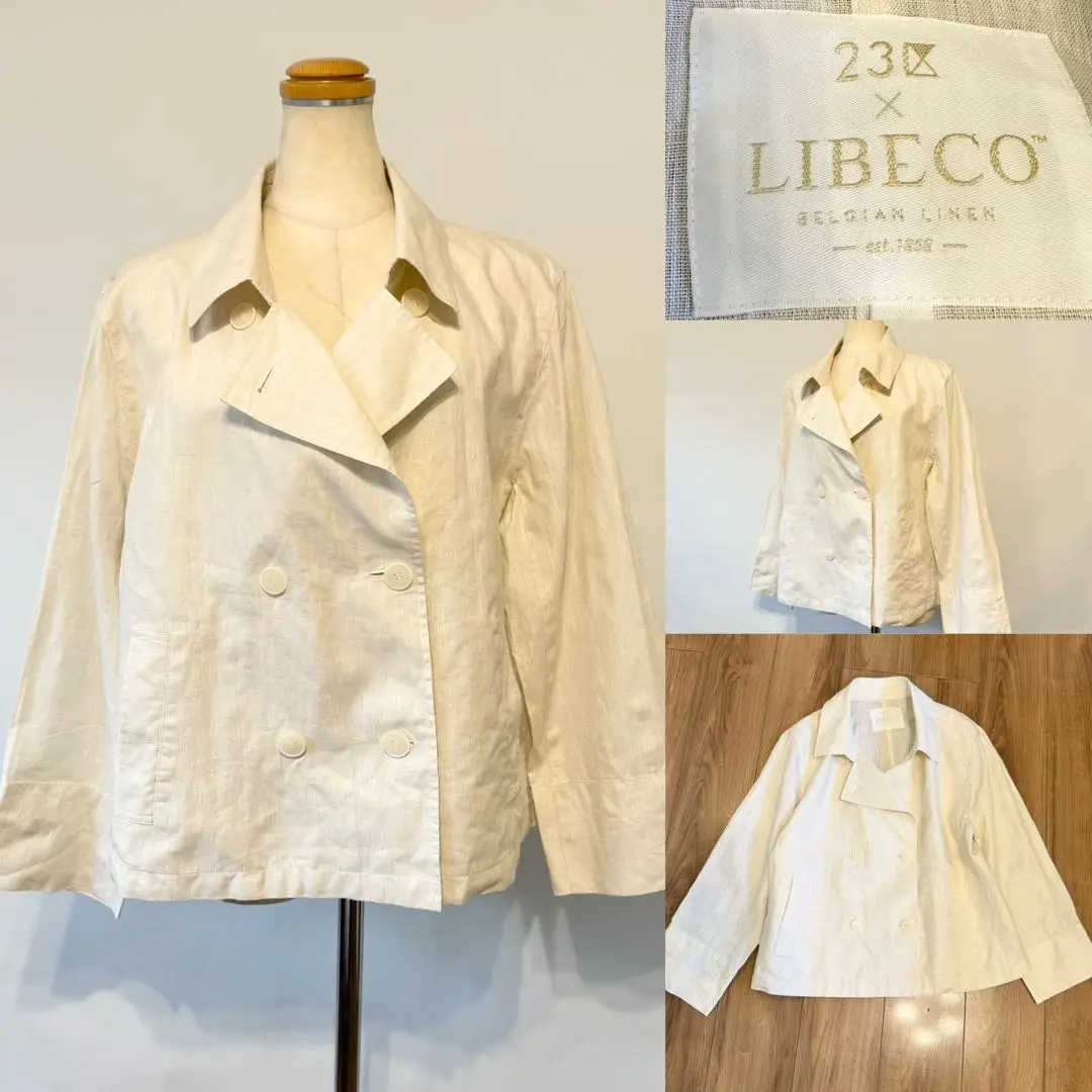 【23区】中村アンさん着用ＬＩＢＥＣＯ　ラフリーリネンジャケット 11008PRWSKM0301075003