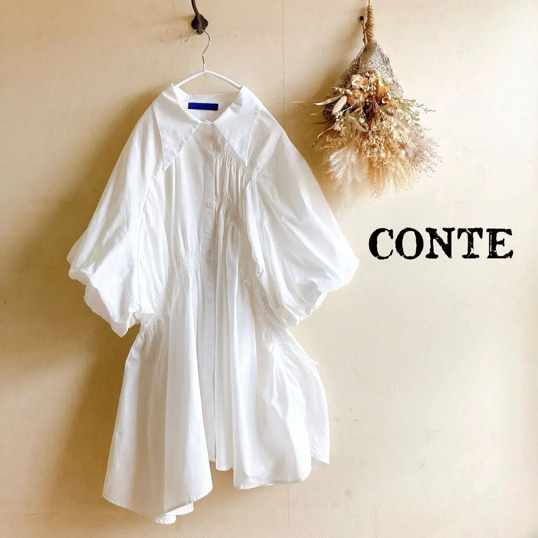 ユナイテッドアローズ購入　美品　CONTE コンテヘンプ　ブラウス 2025年最新】Conte シャツ・ブラウスの人気アイテム - メルカリ