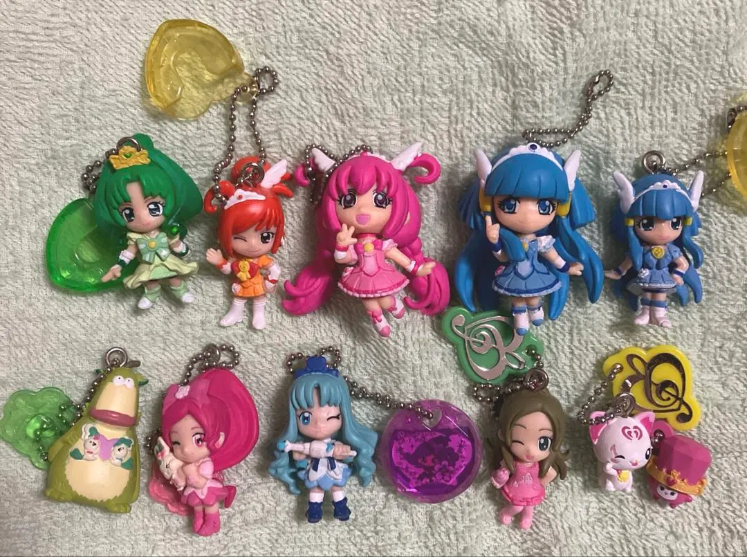 Thumbnail of Precure Keychains - 10 Piece Set - HeartCatch Precure, Suite Precure, Smile Precure