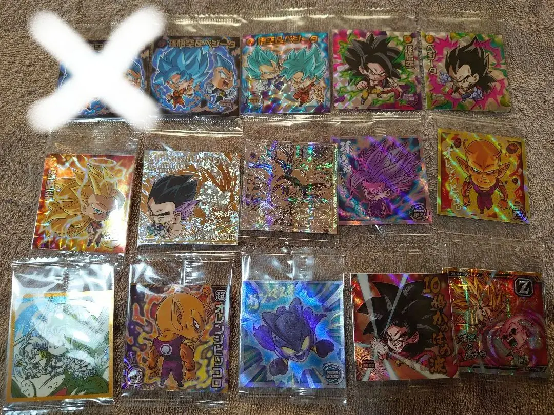 Thumbnail of Dragon Ball Wafers - Lot of 14 Cards