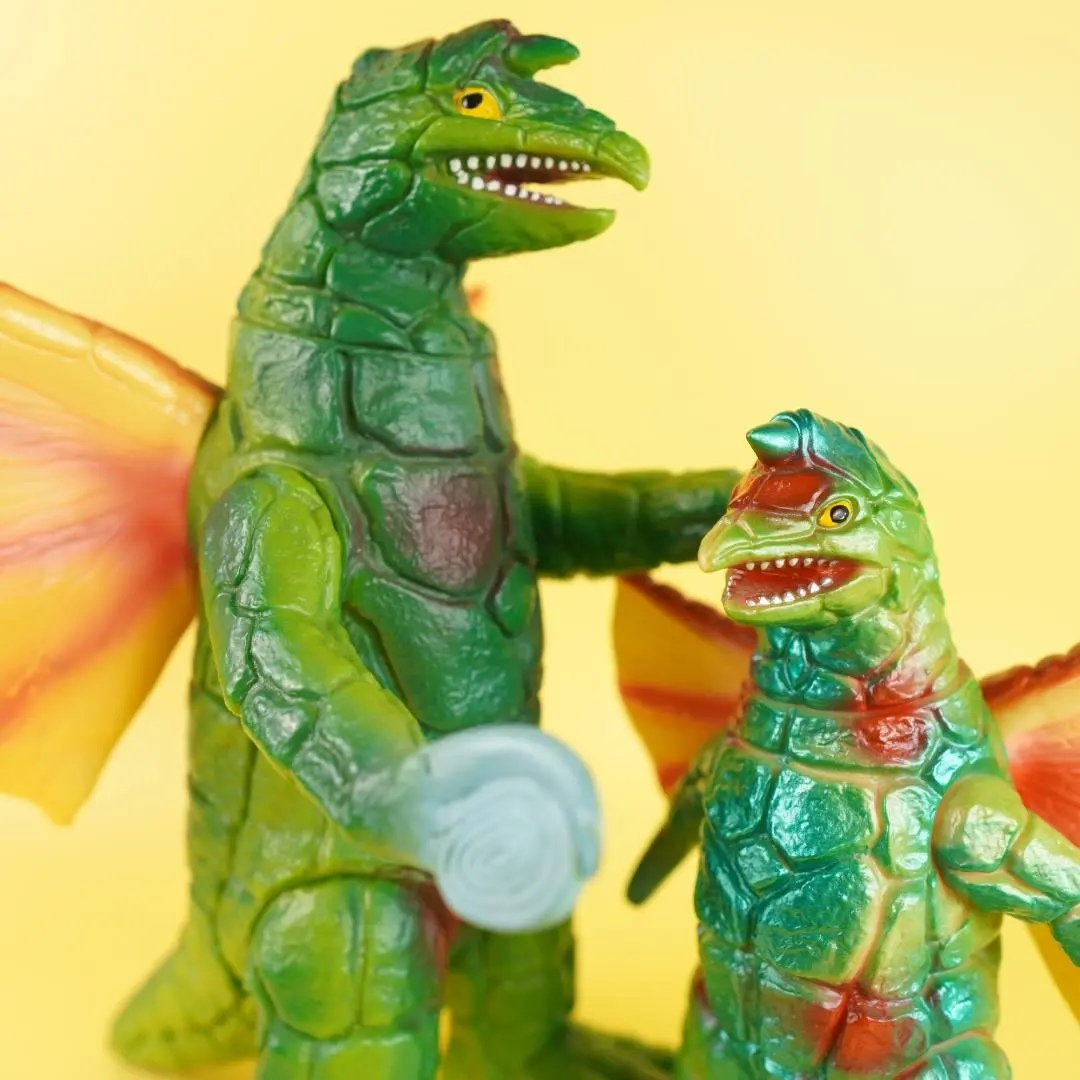ジャイアント＆スタンダード・ドラコ（ブルマァク復刻）ソフビフィギュア２体セット ジャイアント＆スタンダード・ドラコ（ブルマァク復刻）ソフビ