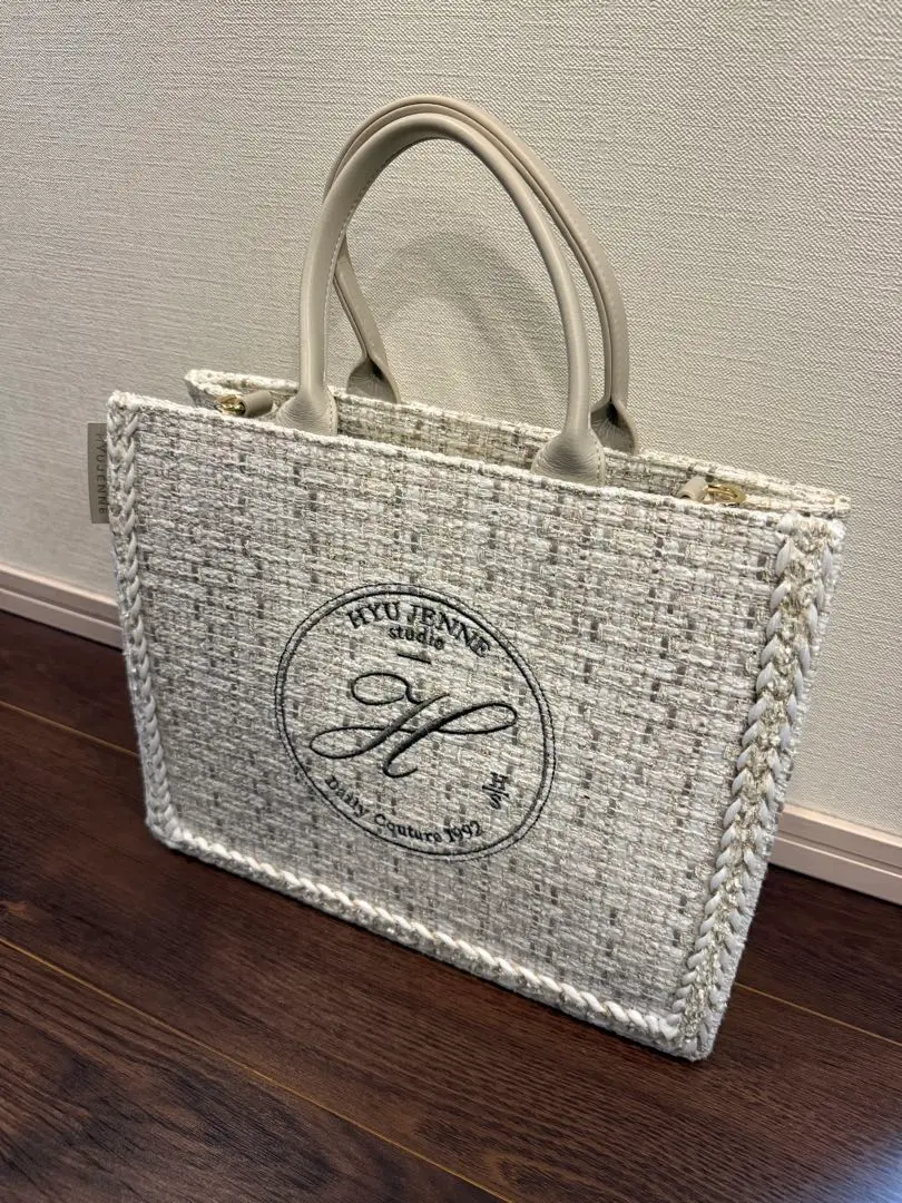 RAPUBAG BLACK [ラプバッグ・ツイード ブラック] - hyujenne