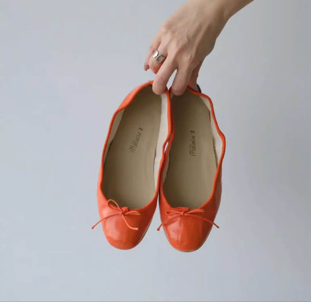 ポルセリ × A.P.C　39 A.P.C. (アーペーセー) BALLERINE PORSELLI / バレエシューズ
