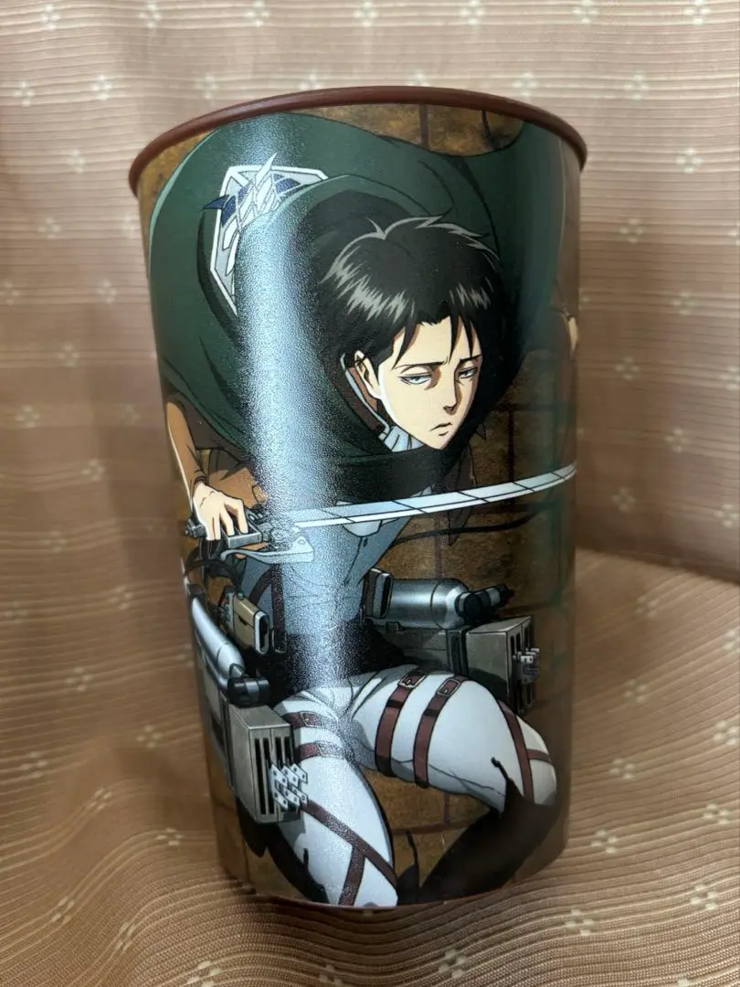 進撃の巨人　エレン　THERMOS タンブラー　ペアセット☆ 進撃の巨人』メタリックタンブラー エレン＆リヴァイ 450ml