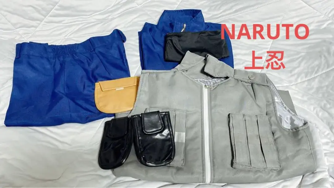 上忍・中忍【メンズM】 コスチュームセット 「NARUTO-ナルト
