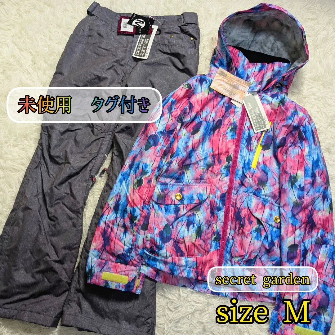 Thumbnail of 【With Tags ✨ M】Ski Snow Snowboard Wear Set Up Top and Bottom
