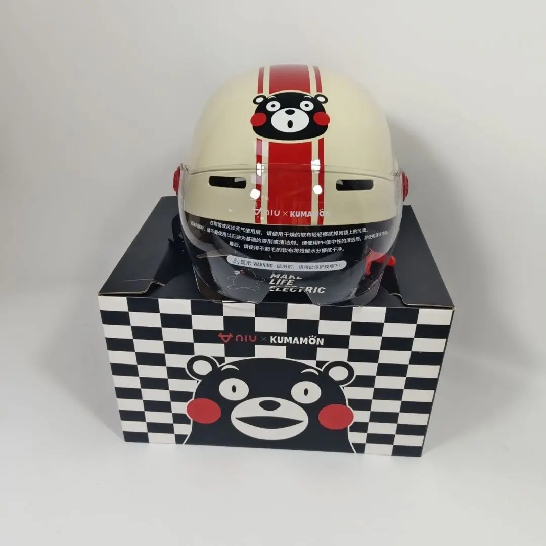 未使用新品 くまモン KUMAMON ジェットヘルメット 予備スモークシールド付 2025年最新】くまモン ヘルメットの人気アイテム - メルカリ
