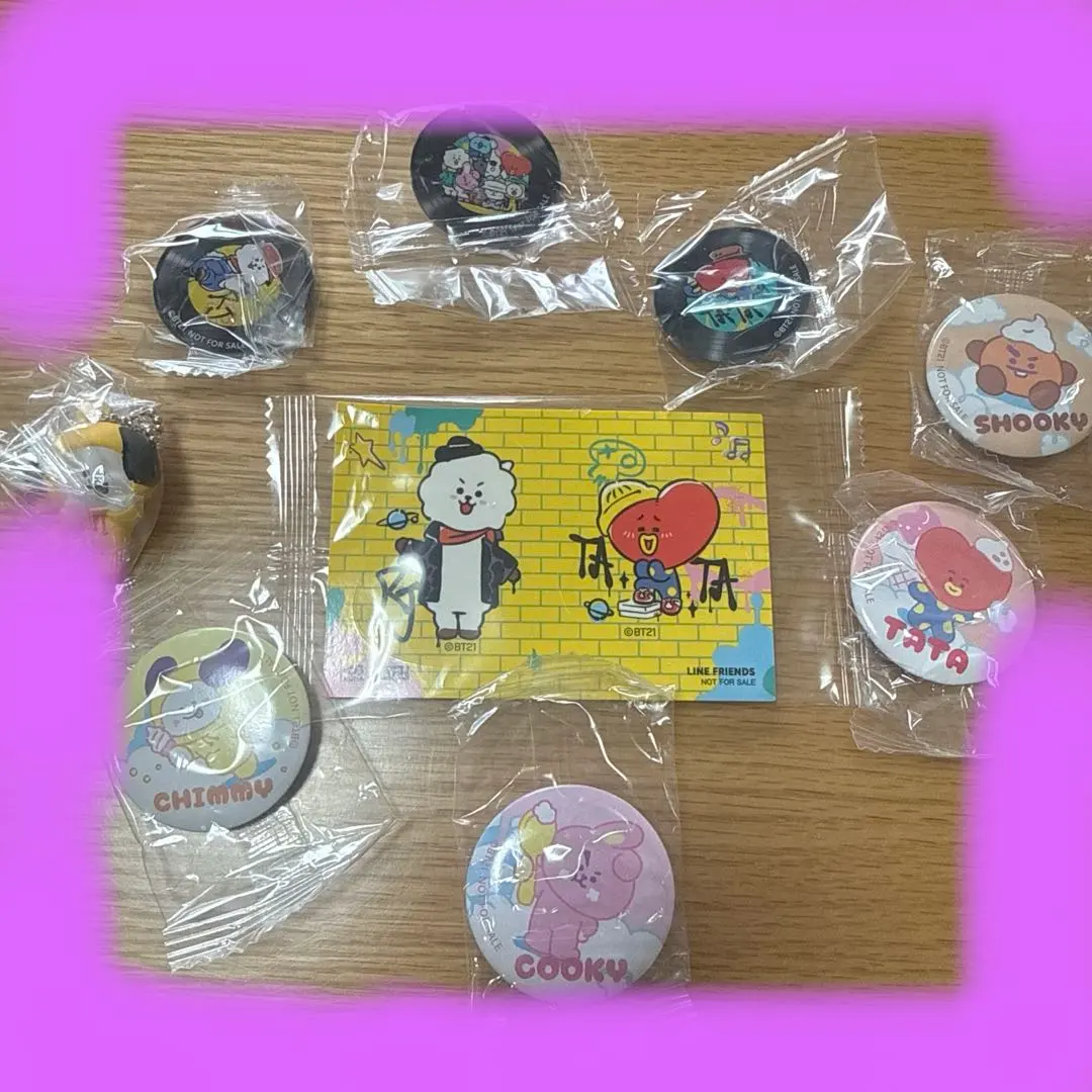 Thumbnail of BT21 Keychain Set of 8