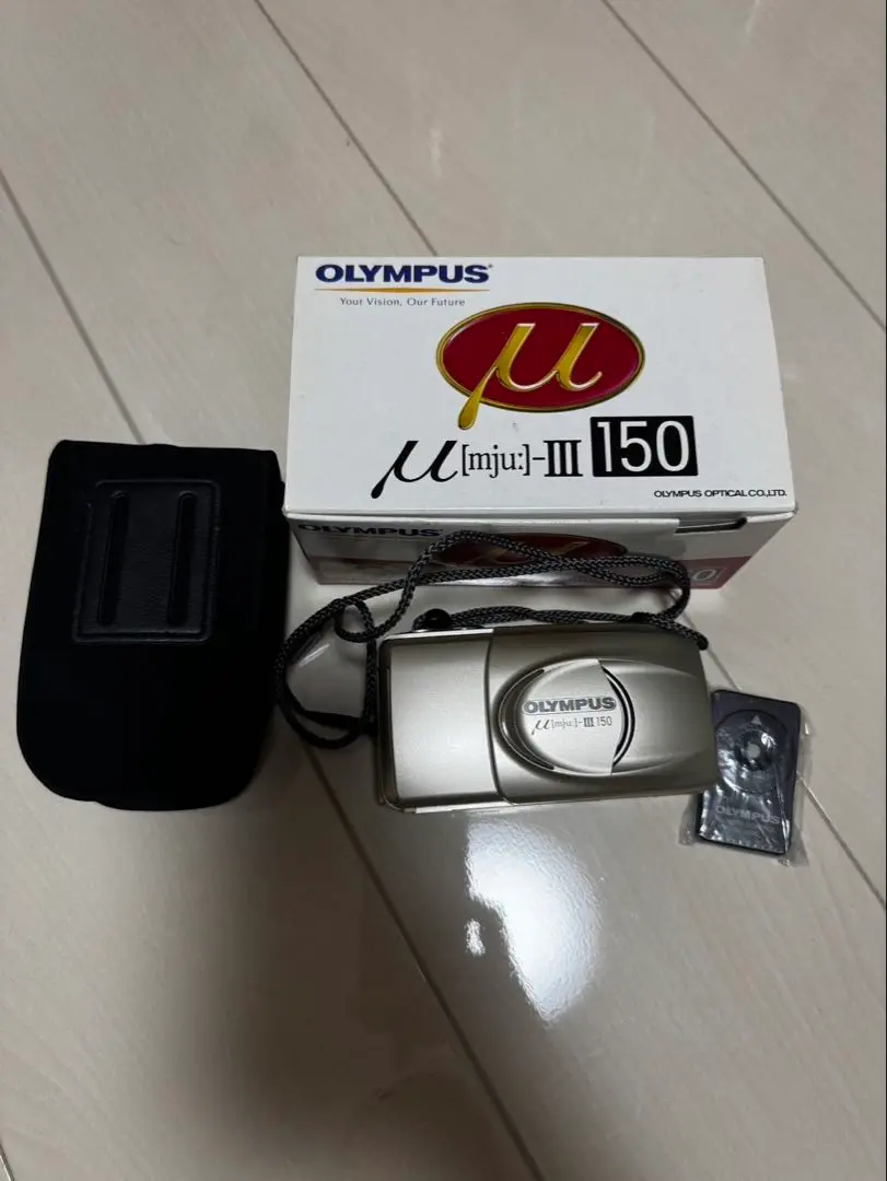 動作確認済み】美品 OLYMPUS μ mju III 150 フィルムカメラ