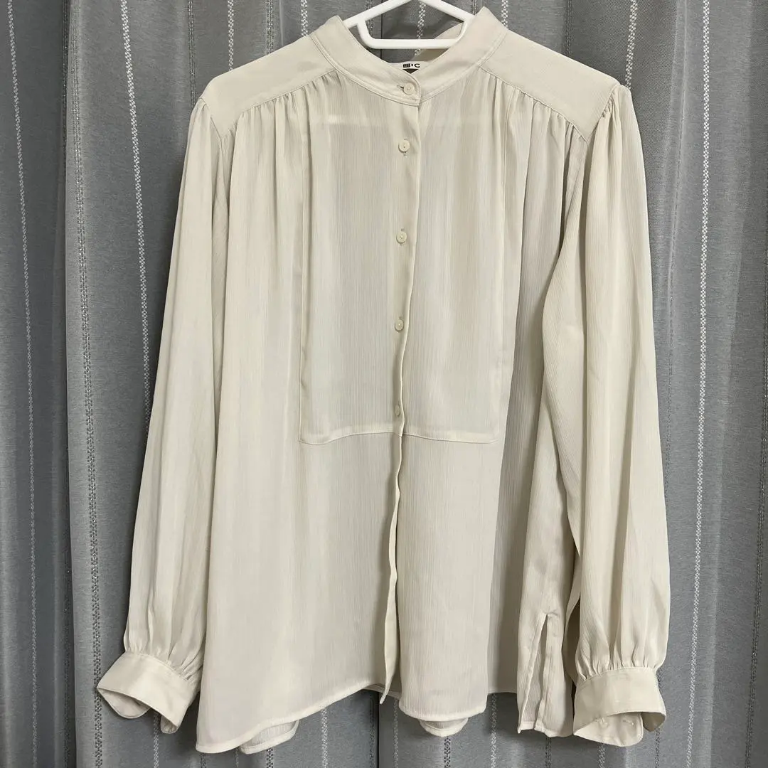 Thumbnail of UNIQLO C Ivory Long Sleeve Shirt Blouse