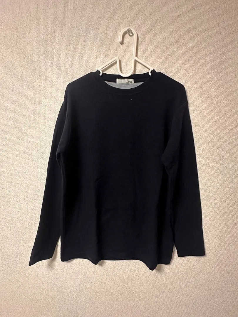 Thumbnail of Navy Blue Simple Long Sleeve Sweatshirt - Spring