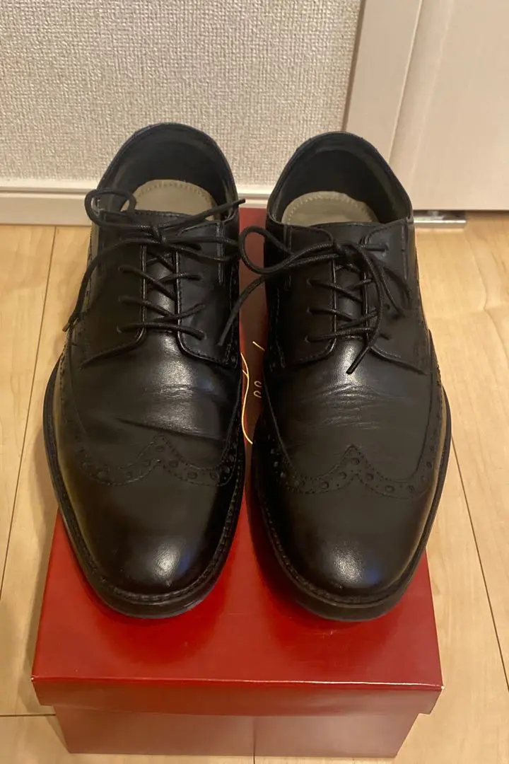 CLARKS ウイングチップ ビジネス オフィス レザー スニーカー