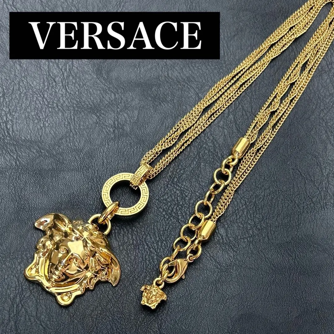 Thumbnail of Excellent condition ✨ Rare VERSACE necklace Medusa Gold