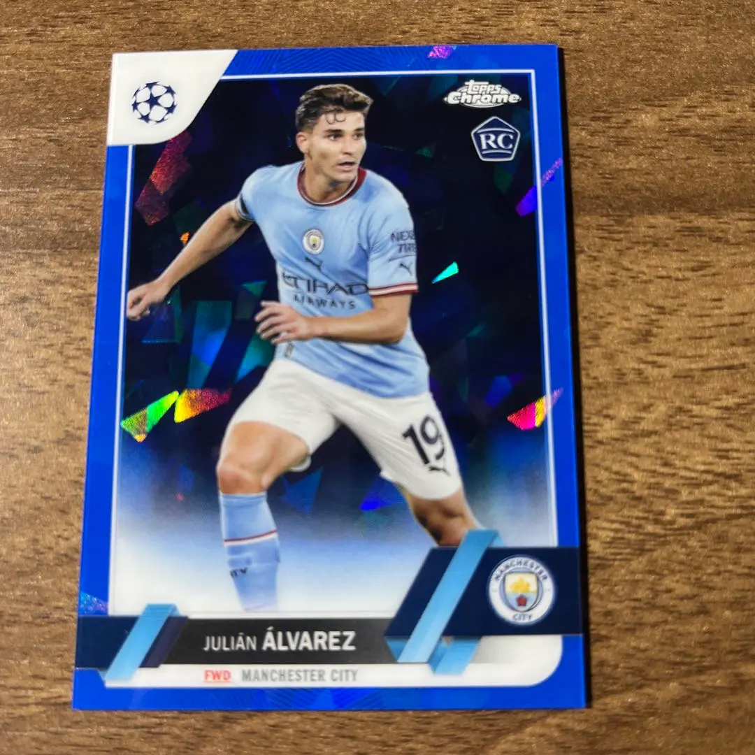 Thumbnail of Julián Álvarez RC card Manchester City
