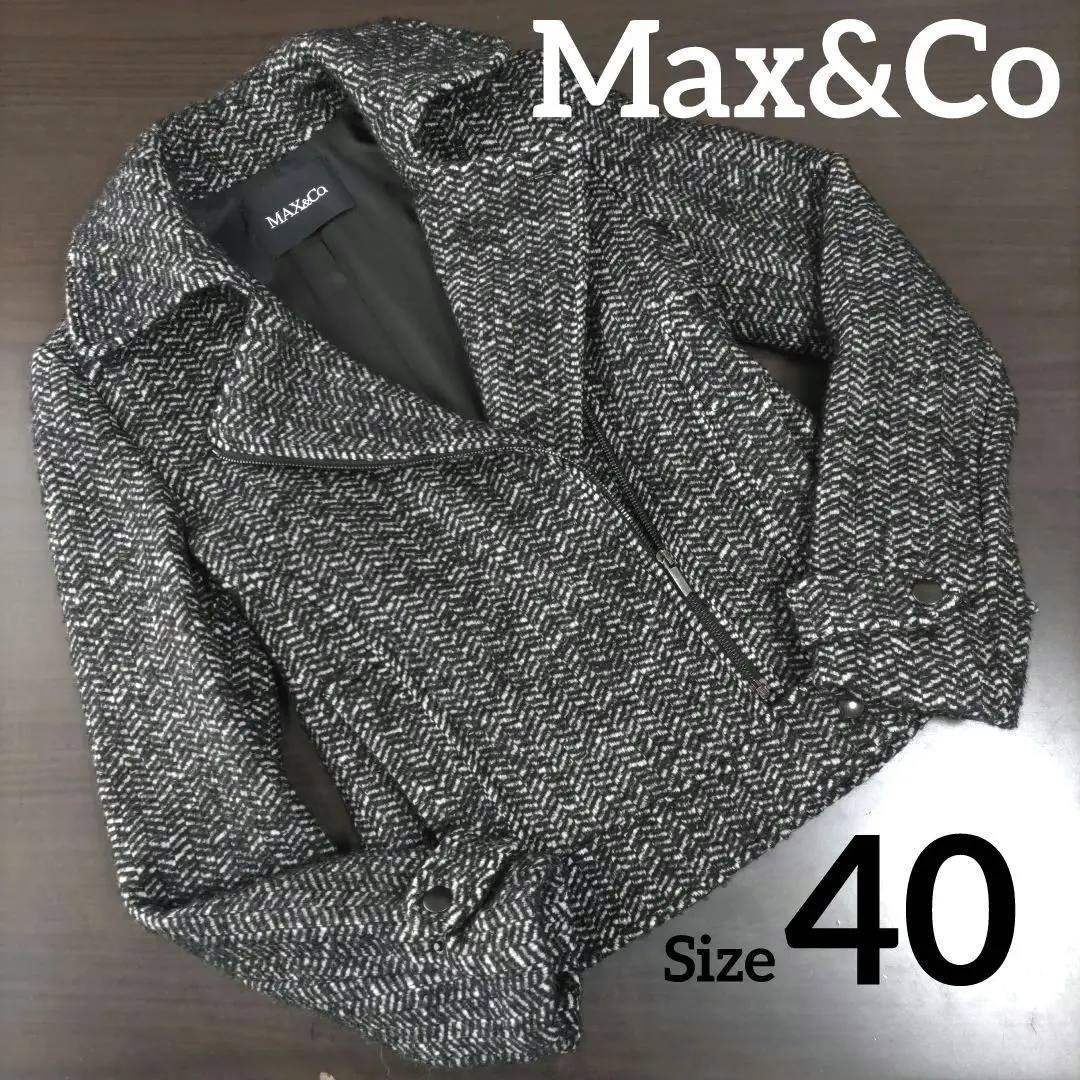 美品 MAX&Co. 牛革 シングルライダース ヴィンテージ感 2025年最新】MAX&CO レディース シングルライダースの人気