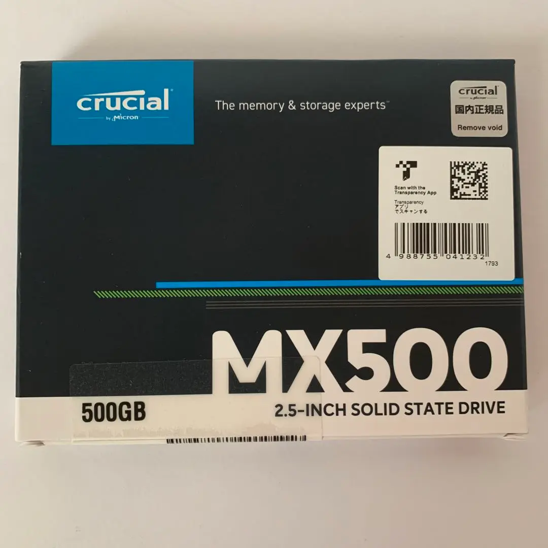 新品未開封品 Crucial 500GB CT500MX500SSD1/JP 2025年最新】crucial mx500 ct500mx500ssd1/jpの人気アイテム