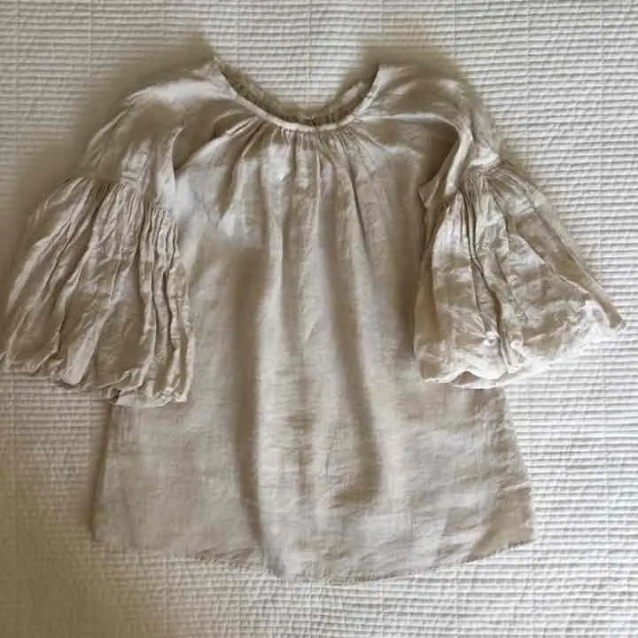 Thumbnail of Linen Blouse 3/4 Sleeve * Antique Style Blouse