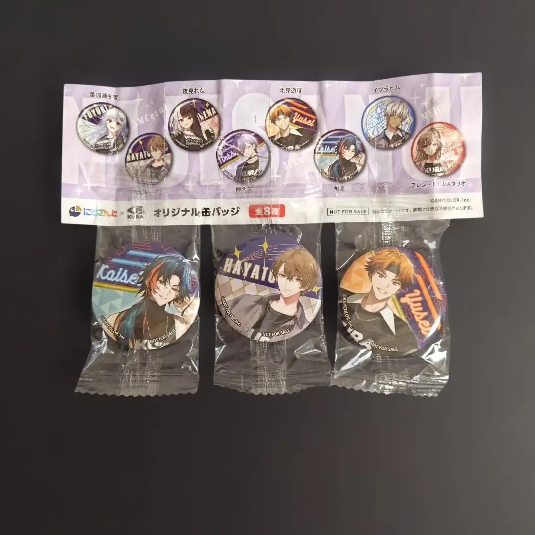 Thumbnail of Nijisanji Can Badge Set of 3 - Kura Sushi