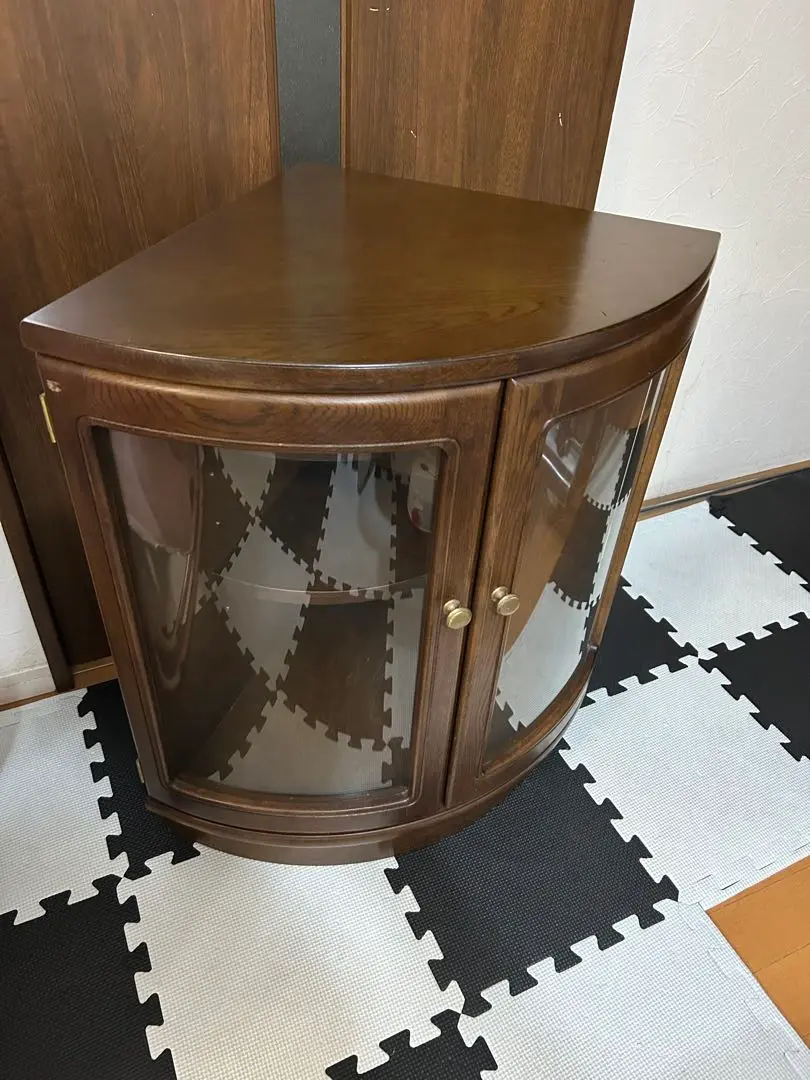 オールドカリモク ヴィンテージ コーナーラック シェルフ 棚 マーブル rw0105w_top.jpg