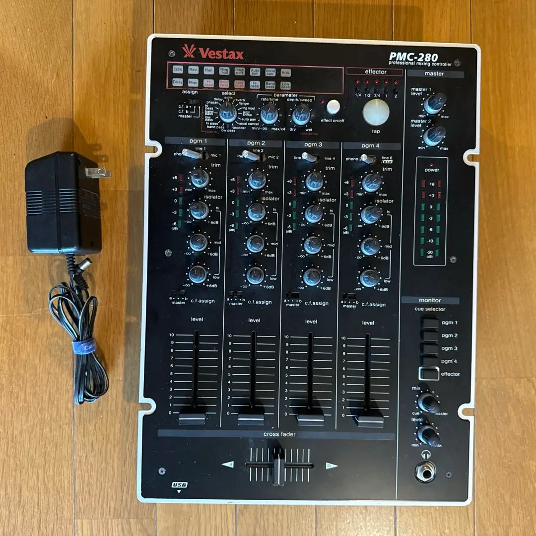 VESTAX ベスタクス　 DJミキサー　PMC-01A ブルー　M280 VESTAX ベスタクス DJミキサー PMC-01A ブルー M280 - メルカリ