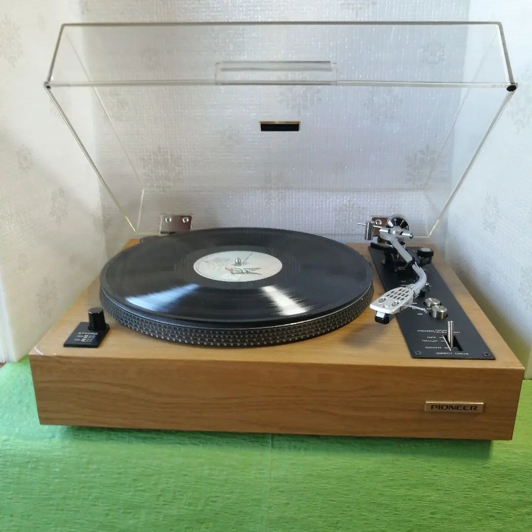 パイオニア　レコードプレイヤー　PL-1100 Yahoo!オークション - PIONEER PL-1100 レコードプレーヤー