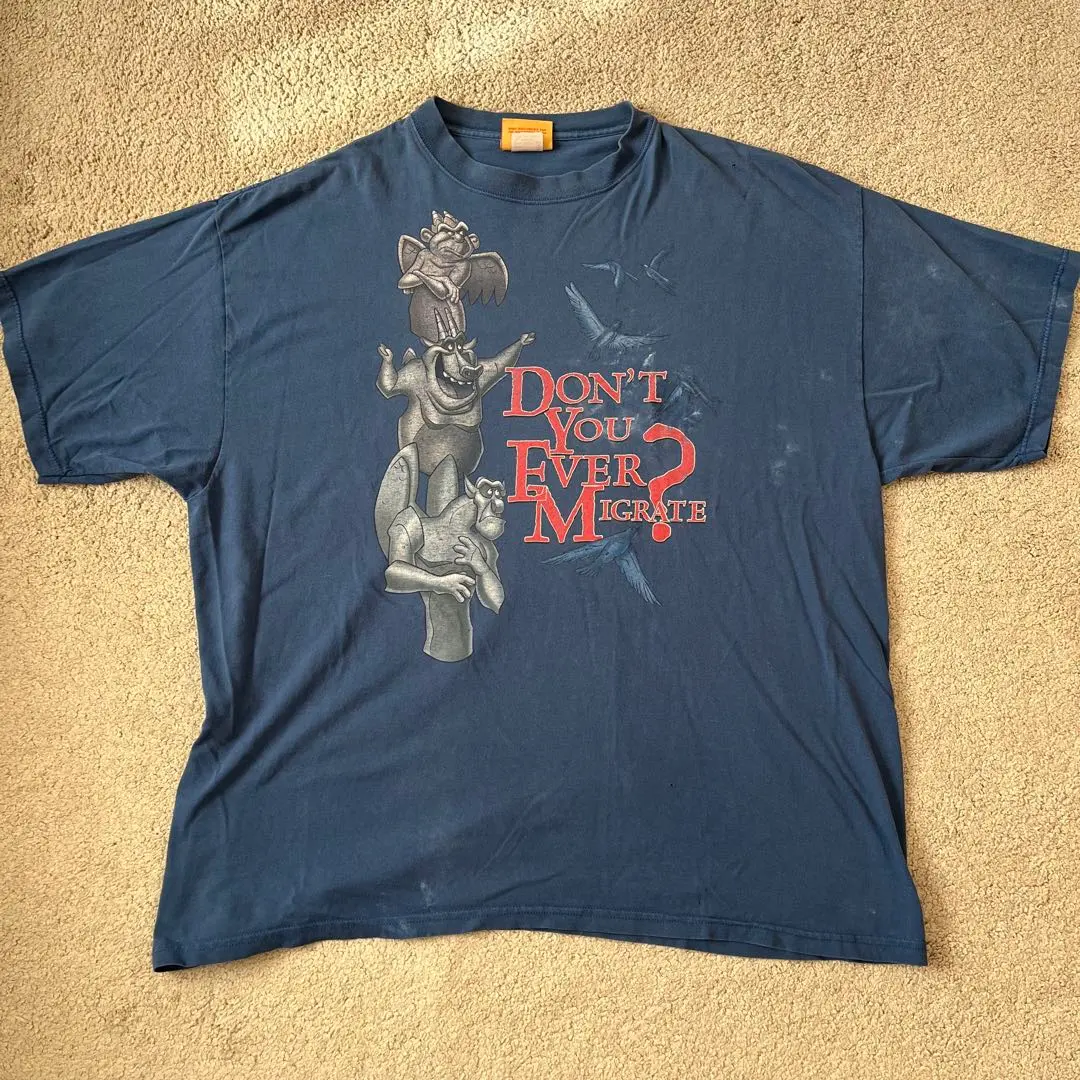超レア　ビンテージ  ディズニー・ミュージカル「ノートルダムの鐘」Tシャツ 入手困難】Disney ディズニー ノートルダムの鐘 Tシャツ XL