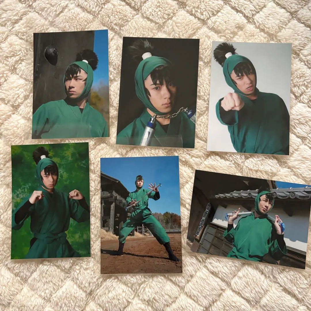 Thumbnail of Musical Nintama Rantaro, Ninmyu (Ninja Musical) 5th Edition, Bromide (Trading Card) Set of 6, Kiri Marusaburo (played by) Kazuki Ono