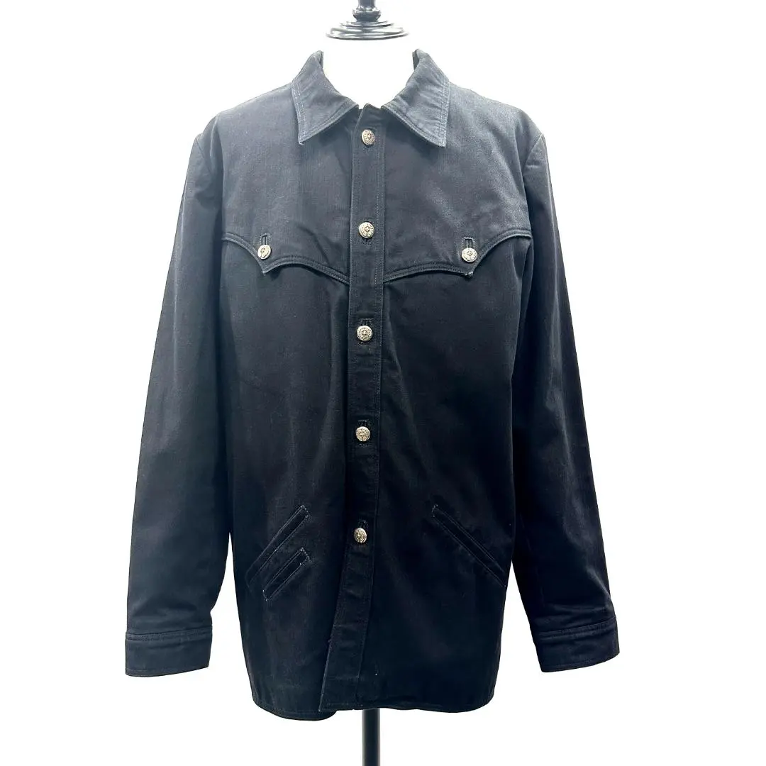 【ひげ爺】CHROME HEARTSクラシックジーンハンティングジャケット 超希少】Chrome Hearts クロムハーツ デニムクラシックジーン
