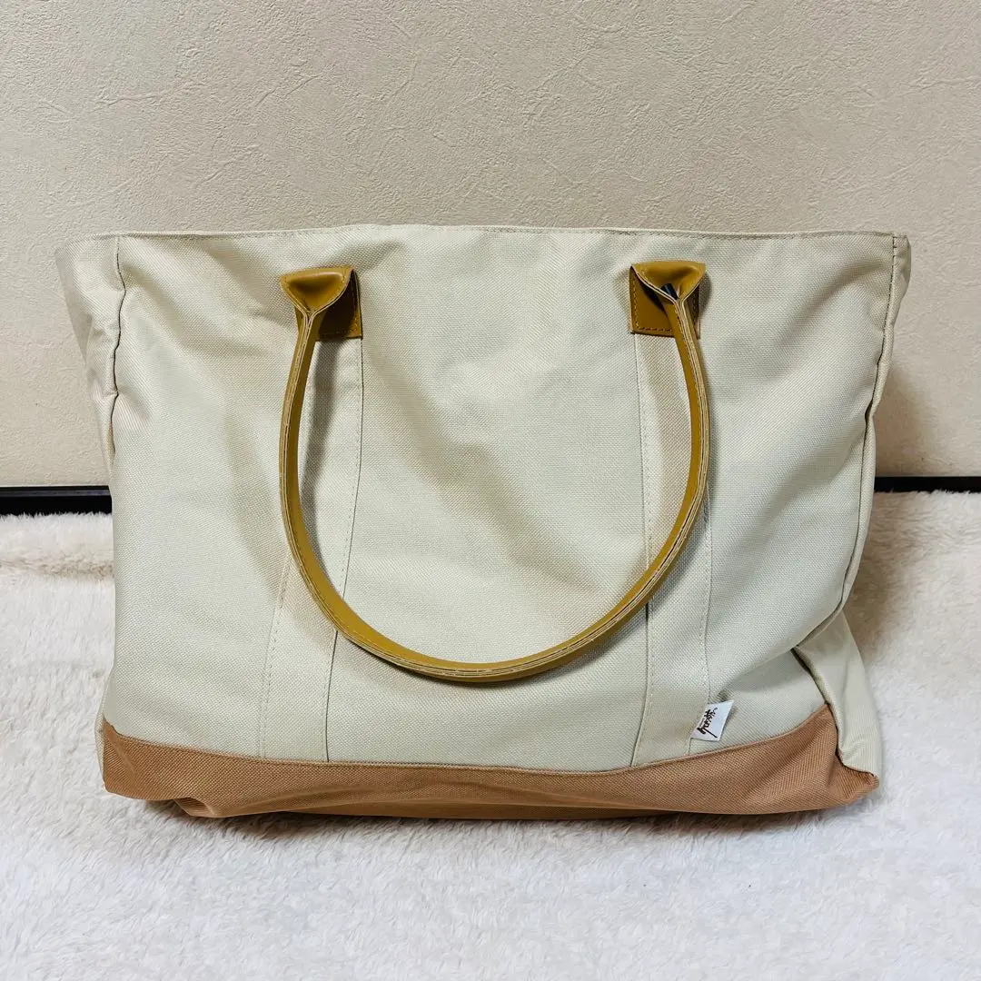 Thumbnail of Women's Tote Bag Shopping Bag Large Capacity Croissant Beige