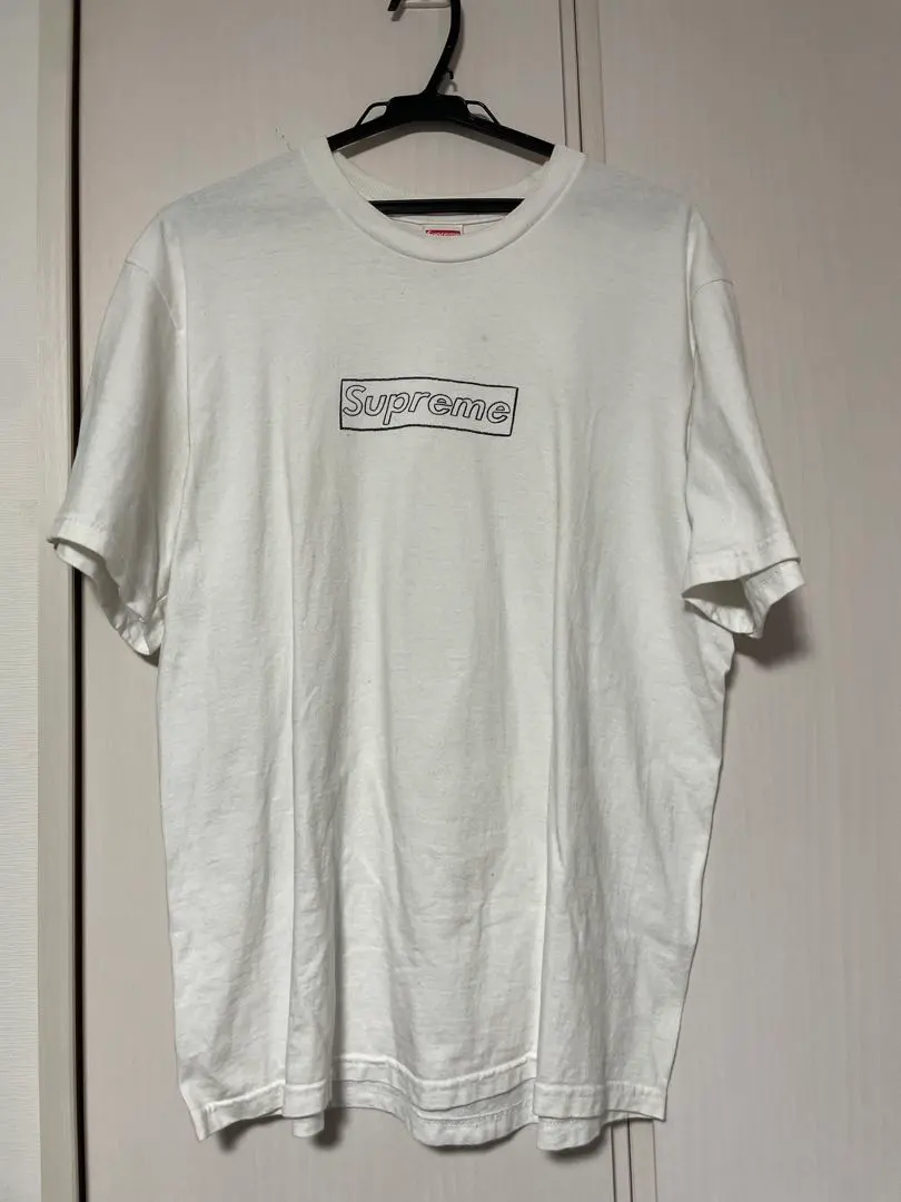 Thumbnail of Supreme 21SS KAWS Chalk Logo Tee size: L