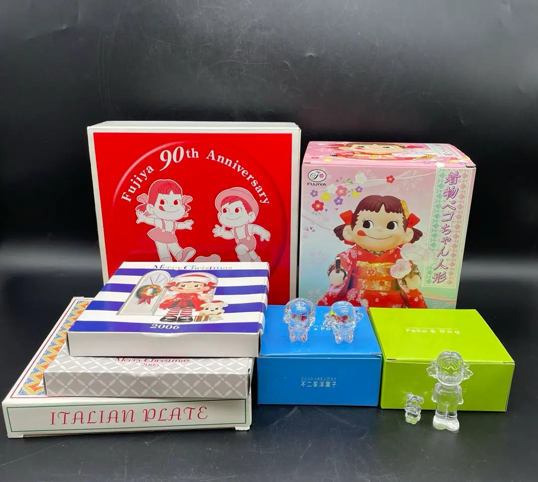 不二家 ペコちゃん 陶器置き時計 新品 未使用 箱付き 非売品