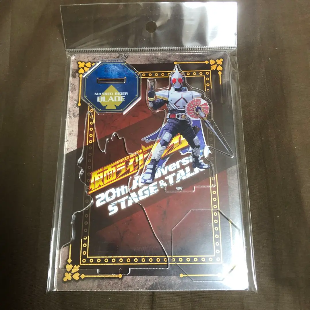 仮面ライダー剣　20th アクリルスタンド 仮面ライダーZXと仮面ライダー剣斬のアクリルロゴディスプレイEX