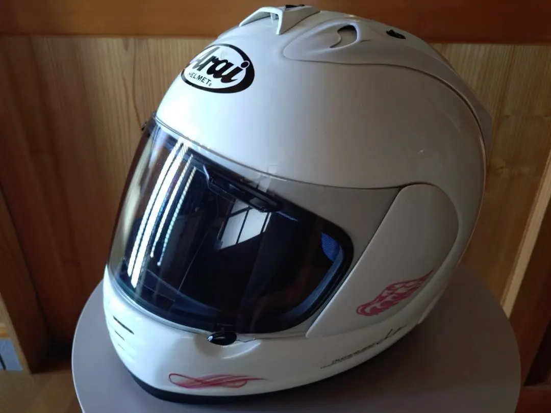 Arai Super RAPIDE 　59-60サイズ　未使用シールド&おまけ付 Yahoo!オークション -「arai rapide sr」(ヘルメット、シールド