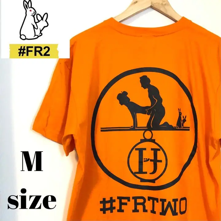 FR2 柳　刺繍デザインＴシャツ　新品未使用　完売品　オレンジ　石川限定 2025年最新】FR2柳限定カラーの人気アイテム - メルカリ