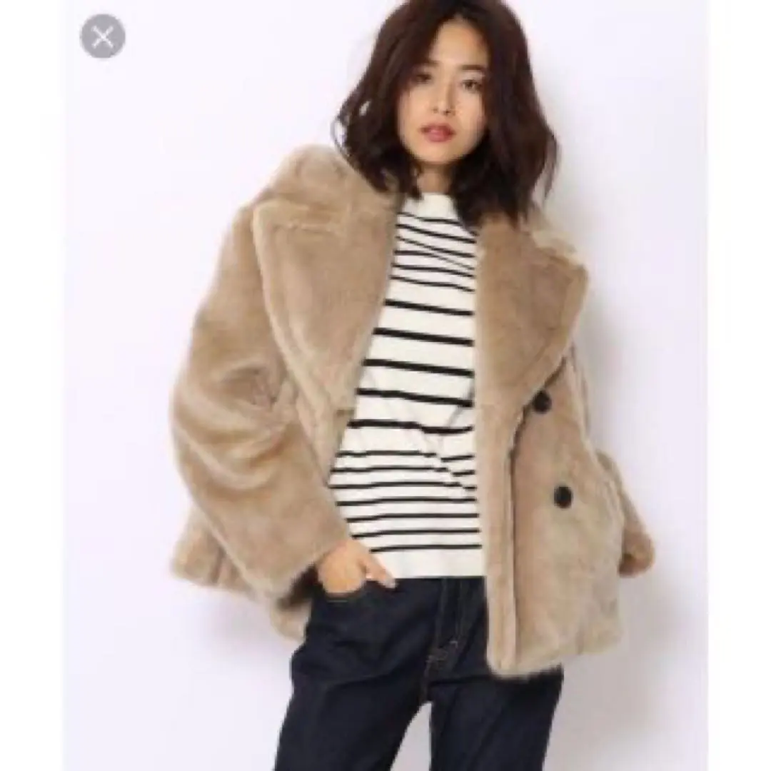 トゥモローランド　マカフィー　エコファー　フェイクファー　ジャケット　コート フェイクファー エコファー ジャケット コート