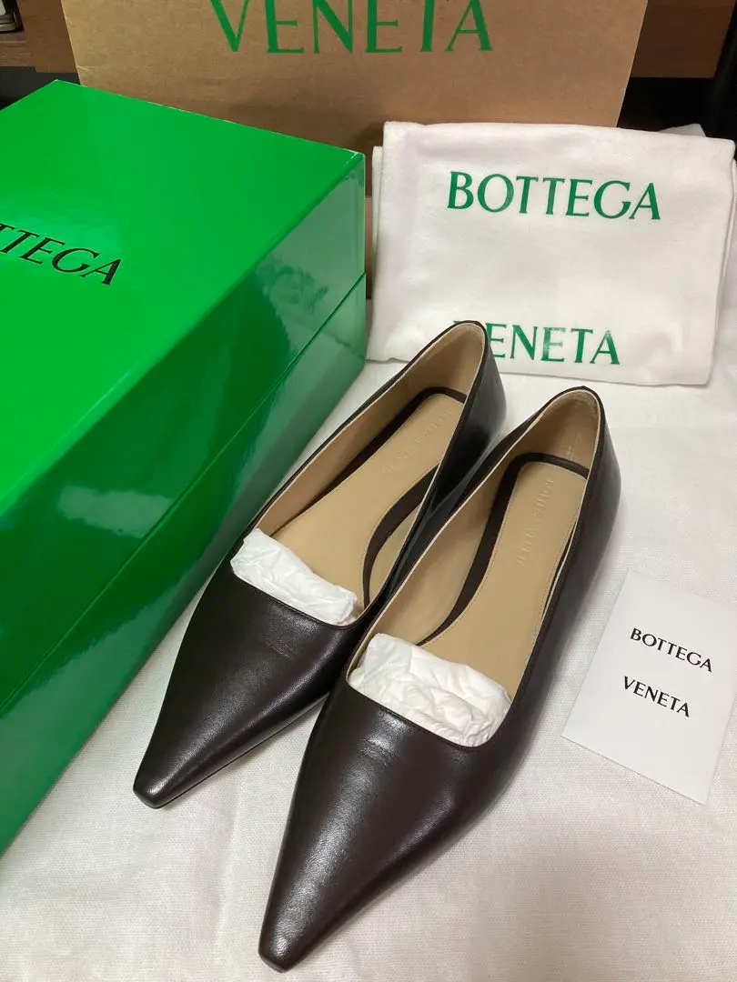 BOTTEGA VENETA フラットシューズ 37 ネイビー BOTTEGA VENETA フラットシューズ 37 ネイビー BOTTEGA VENETA