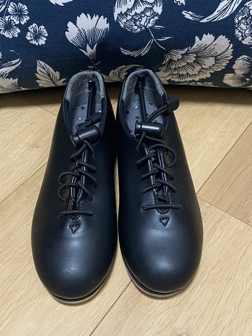 capezio タップダンス Chacott シューズ カペジオ 26㎝　革製 CAPEZIO（カペジオ）キャラクターシューズ700 T-STRAP/BLACK（黒）
