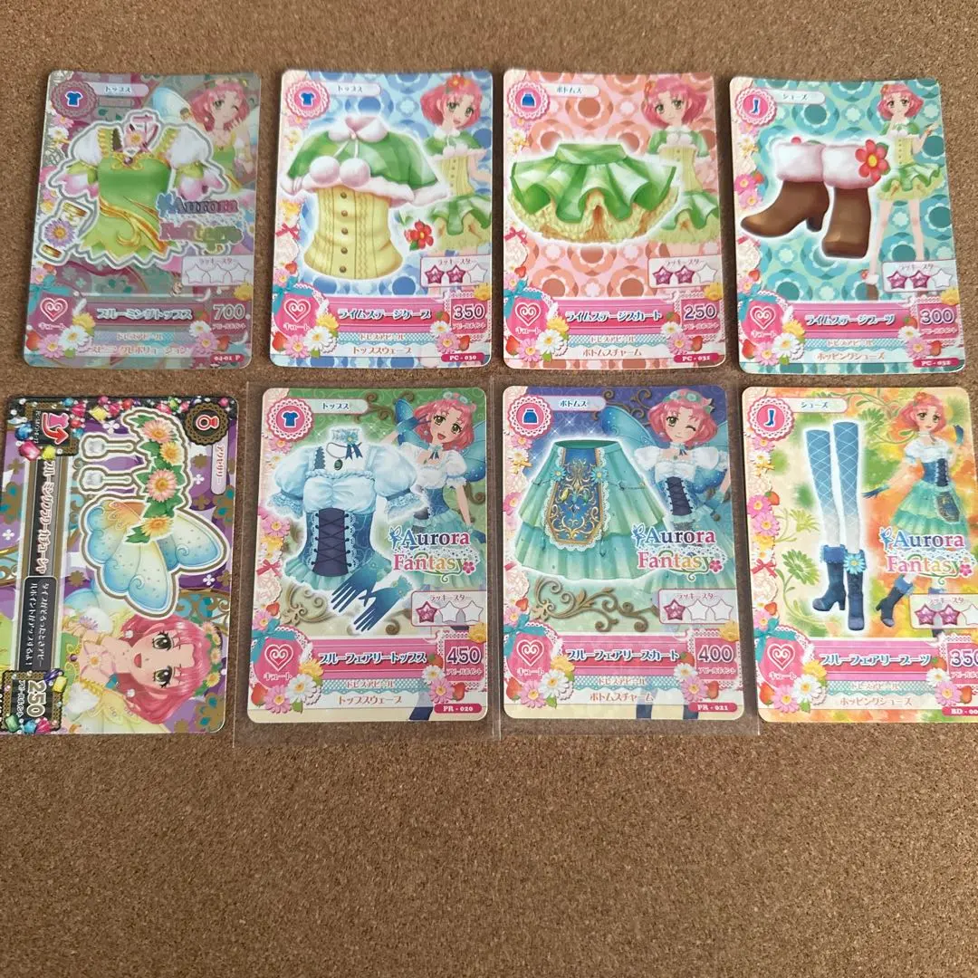 Thumbnail of Aikatsu cards, set of 8