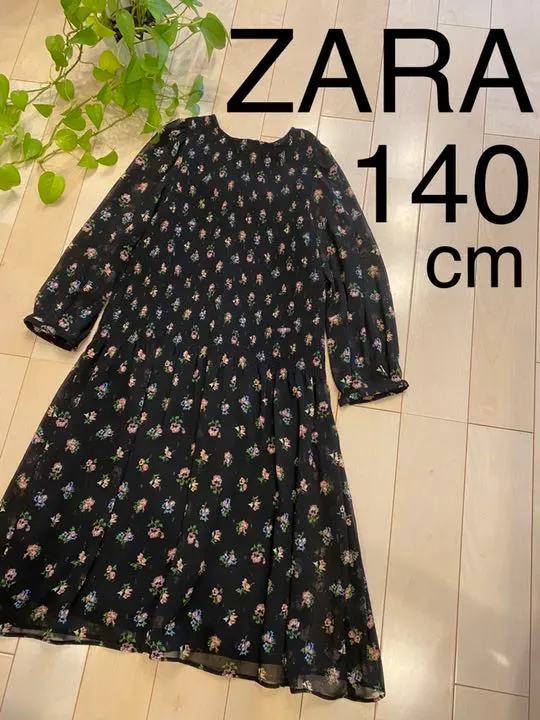 ZARA 花紋洋裝【140cm】美品 的縮圖