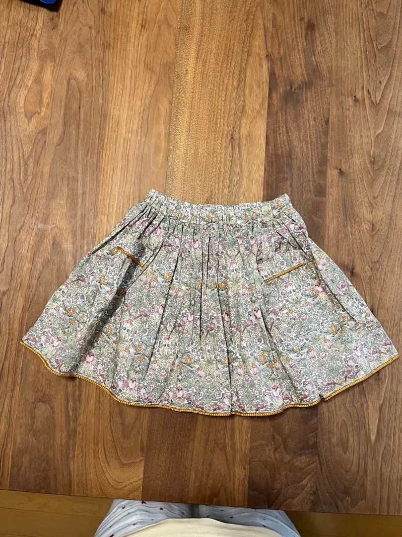 Thumbnail of June floral skirt, 100cm, with pockets