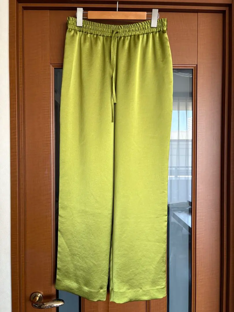 Thumbnail of BEAUTY&YOUTH Lime Green Wide Pants L