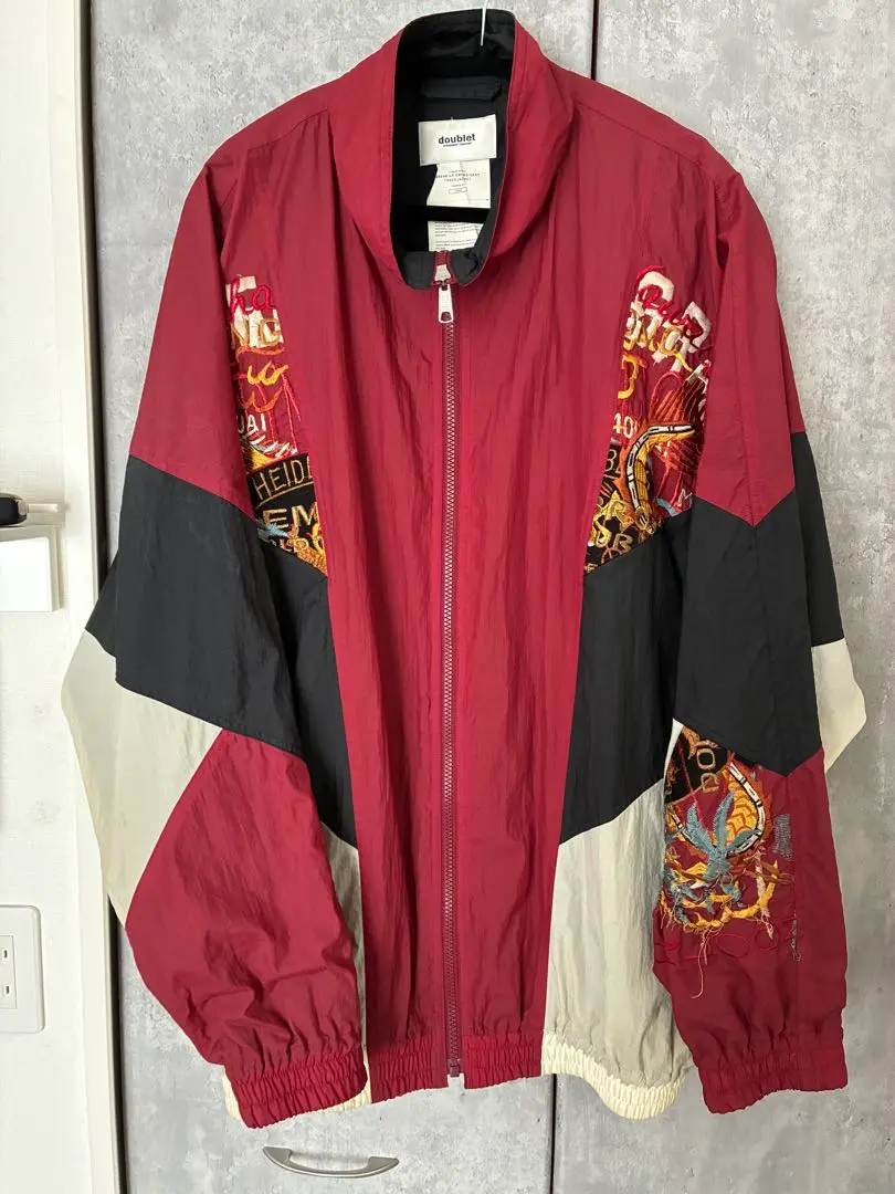 ジャケット・アウター doublet 21ss chaos embroidery blouson CHAOS EMBROIDERY TRACK JACKET