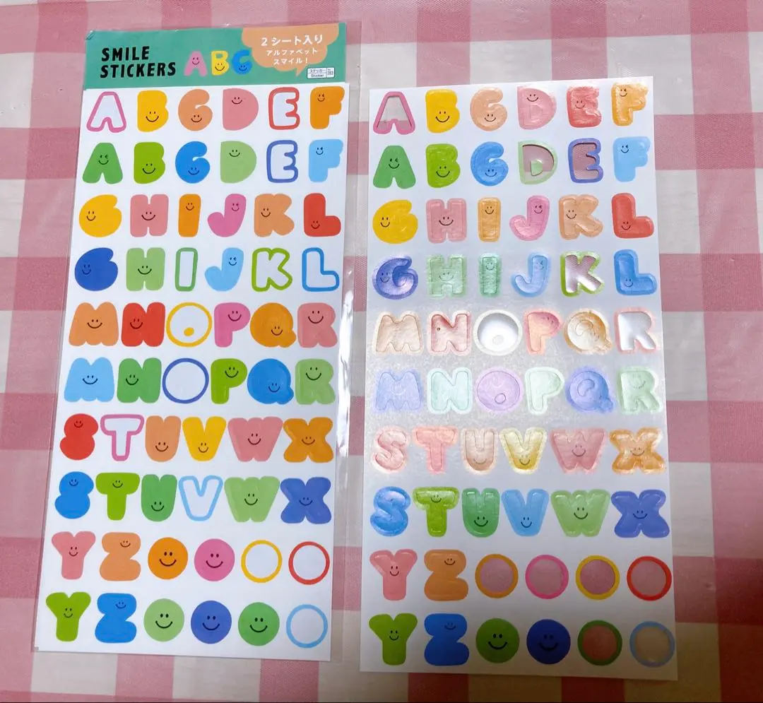 Thumbnail of Smile Alphabet Sticker Set