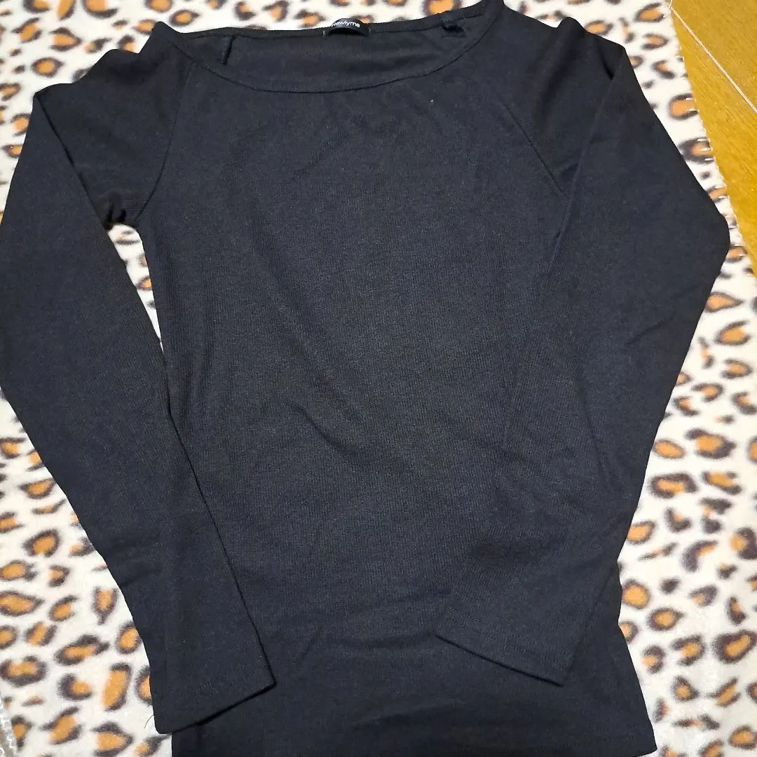 Thumbnail of Cut-and-sew top ♡ Black